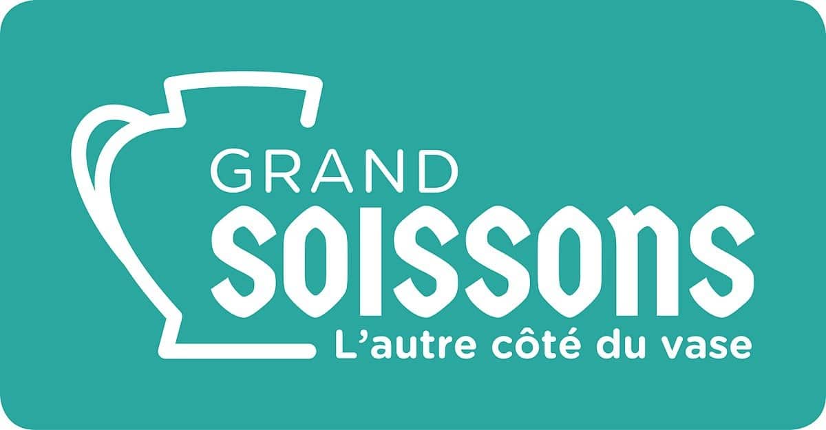 Logo GrandSoissons reserve Bleu pe╠utrole