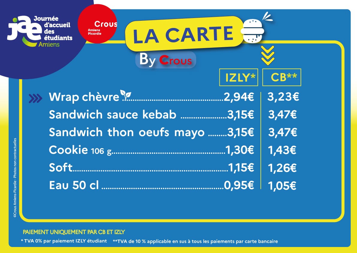 A3 tarifs JAE 2025 2