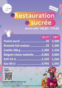 Carnaval étudiant 6 A3 restauration 14h3011