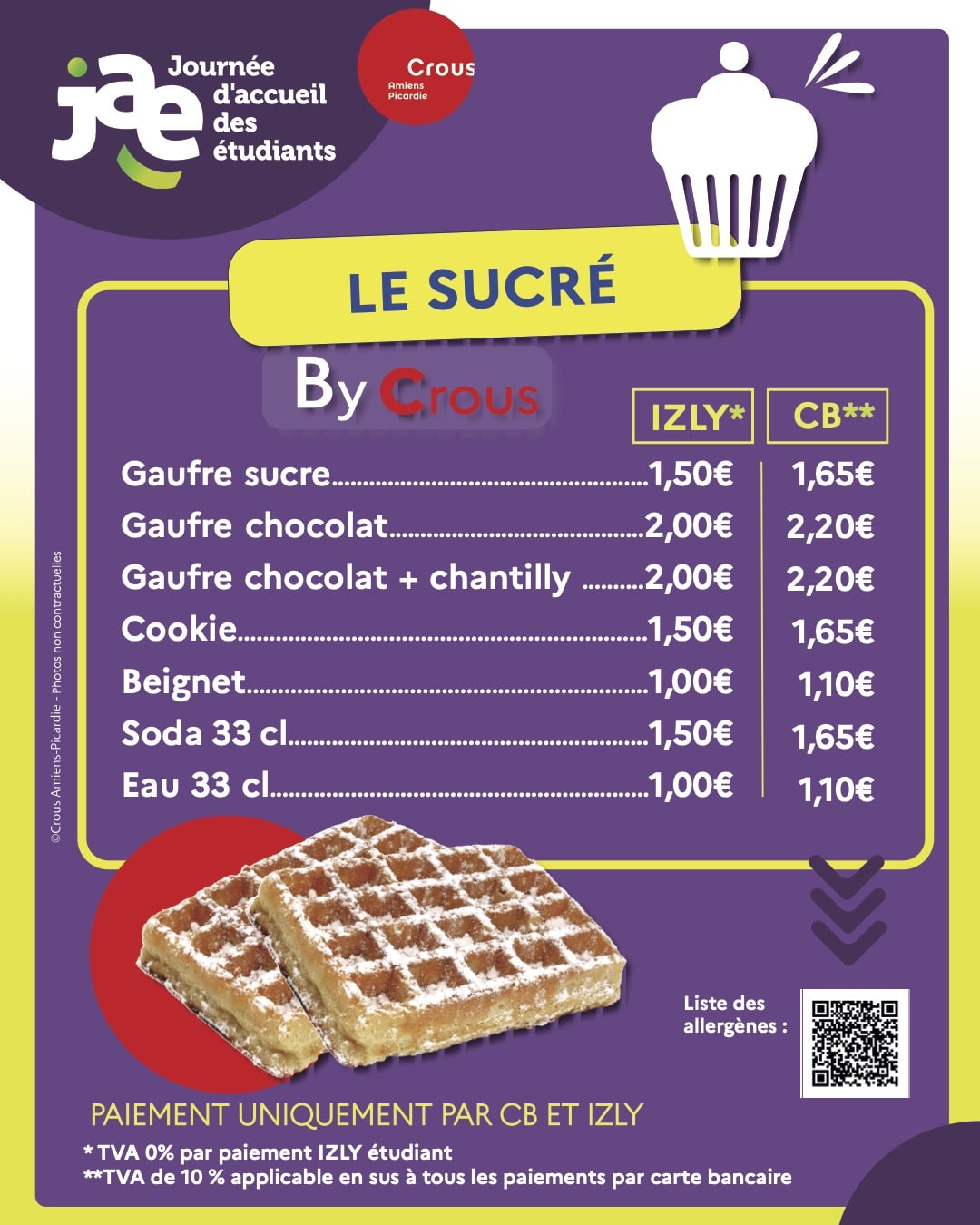 Insta panneau sucré